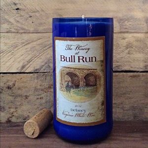 All Natural Soy Candle in Recycled Wine Bottle